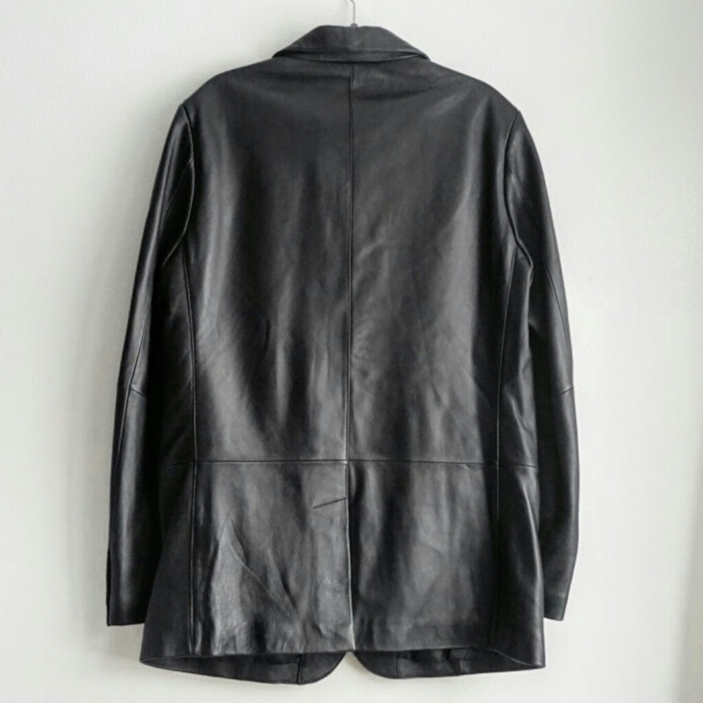 Apt. 9 men's 100% leather black jacket - Picture 2 of 6